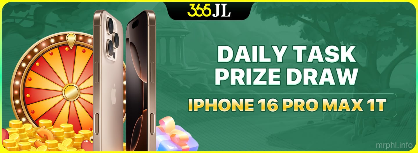 Daily Task Prize Draw Iphone 16 Pro Max 1T